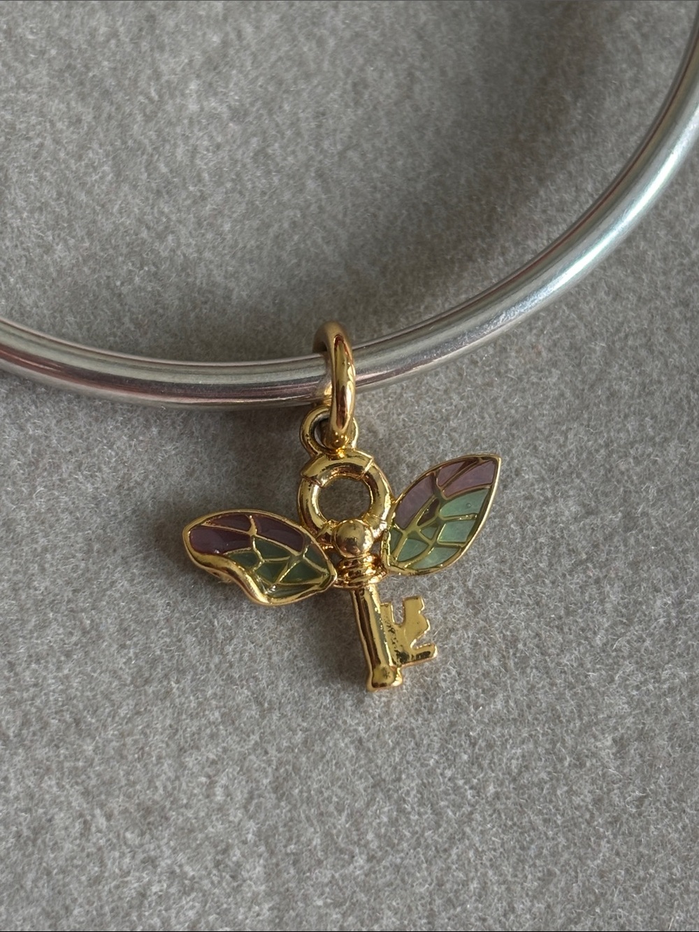 Harry Potter Pandora Pendant Charm Key with Broken Wing - Retired